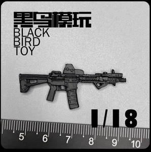 JOYTOY 1/18 Male Soldier Gun B Model 3.75'' Shock Worker Action Figures - Picture 1 of 1