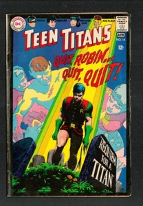 DC Comics TEEN TITANS #14 April 1968 Robin Boy Wonder - Imagen 1 de 2