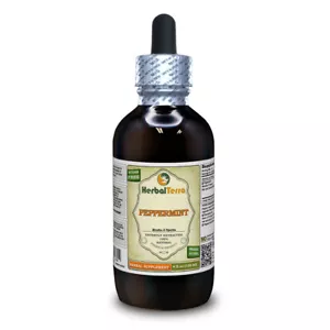 Peppermint (Mentha X Piperita) Tincture, Organic Dried Leaf Liquid Extract - Picture 1 of 7