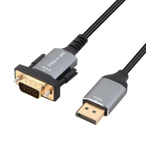 Wonderwires DisplayPort Male to VGA Male Video Cable (DP-VGA) 1.8m - Afbeelding 1 van 3