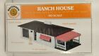 Bachmann 2654 HO Scale Plasticville Ranch House Model Kit Red & White SEALED