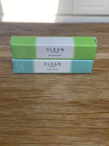 Clean Classic Warm Cotton & Apple Blossom .17 Fl Oz EDP Rollerball - Picture 1 of 8