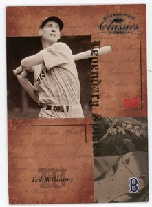 2004 Donruss Classics Ted Williams Legendary Spikes #LS5 #/100 Red Sox