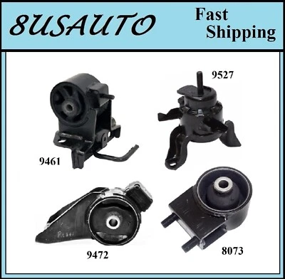 Крепление двигателя и трансмиссии 4 шт подходит для Mazda MPV 2,5 л 2000–2001 гг.; 3,0 л 2002–2006 гг. - Изображение 1 из 4