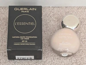 NIB Guerlain L'Essentiel Natural 16H Wear Foundation SPF 20, 00C Porcelain Cool - Picture 1 of 14