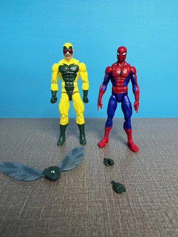 Marvel Legends SPIDER-MAN Amazing Friends + HUMAN FLY Lot Amazon Exclusive 6” Cover