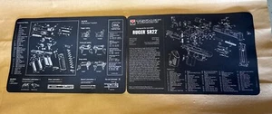 Gun Cleaning Mat Lot Of 2 Glock & Ruger SR22 17x11 - Picture 1 of 15