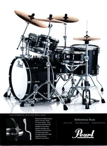2011 Print Ad Pearl Drums Low Mass Fat Tone Hoops - Picture 1 of 1