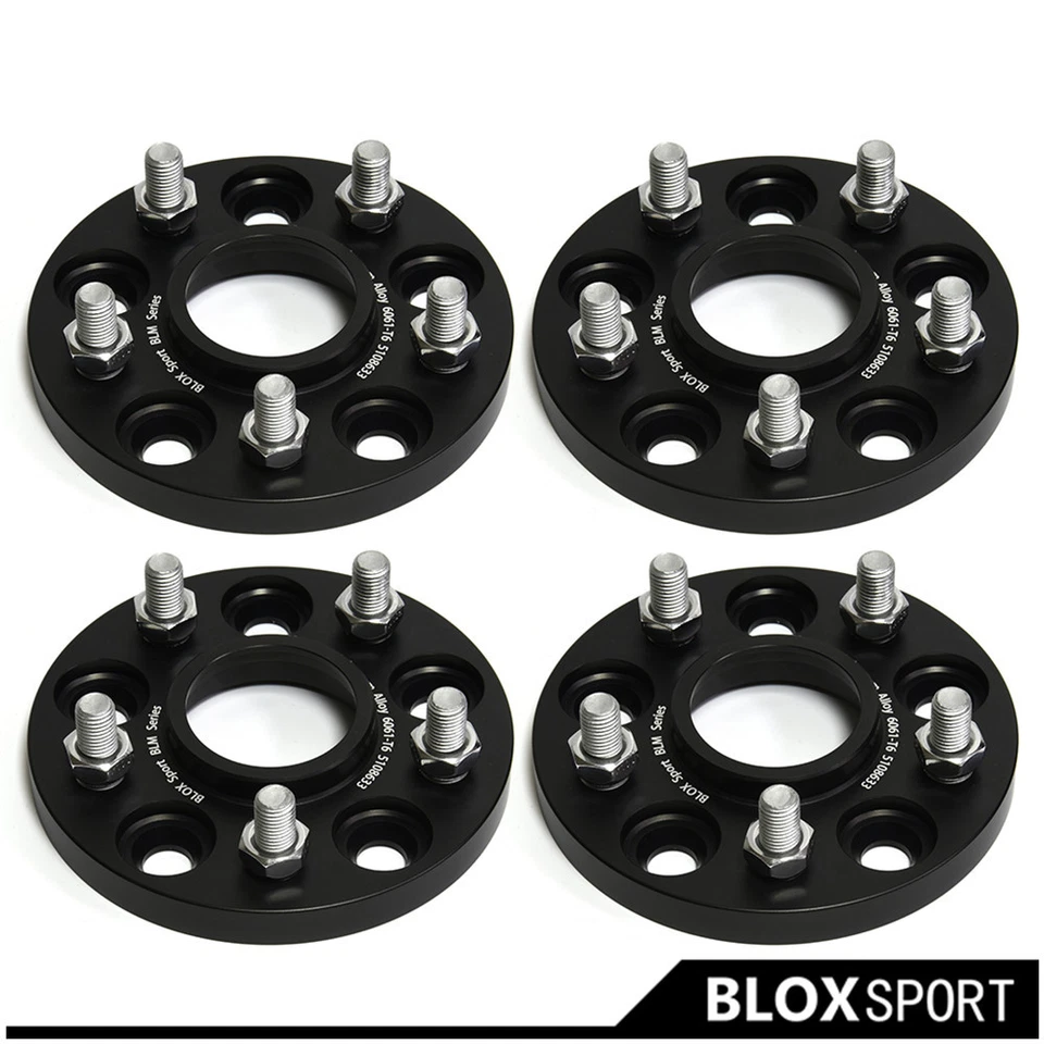 Adaptador de roda porca 4x 15mm 5 porcas para Land Rover Evoque 2011-2017 PCD5x108 CB63.3 - Imagem 1 de 4