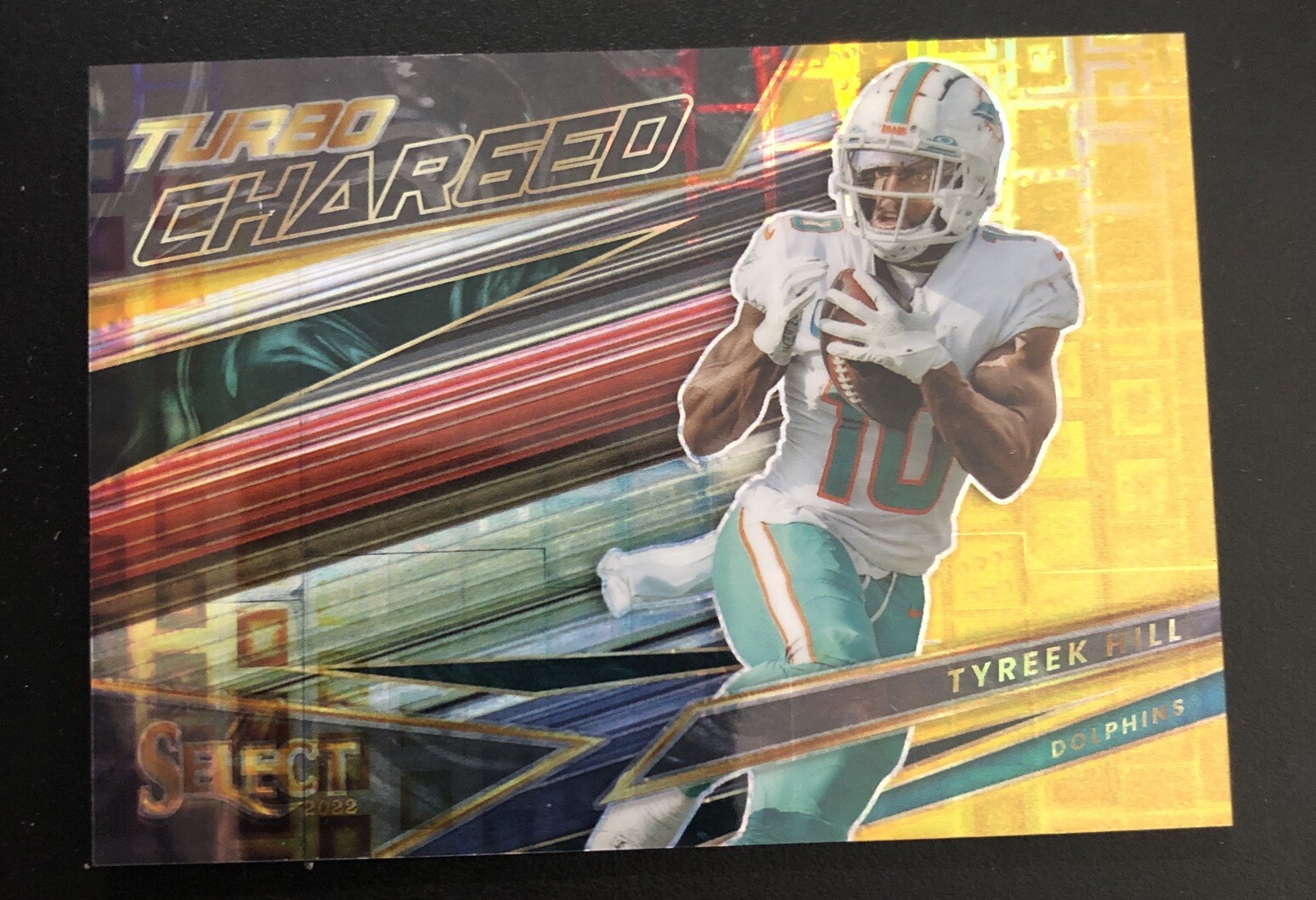 2022 Select Football Turbo Charged Gold /10 Tyreek Hill
