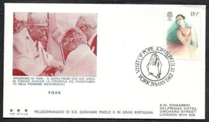 1982 VATICANO BUSTA SPECIALE VIAGGI GIOVANNI PAOLO II YORK - BV10 - Picture 1 of 1