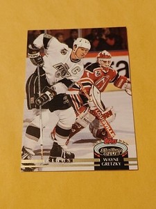 1992-93 Topps Stadium Club Hockey #18 Wayne Gretzky Los Angeles Kings