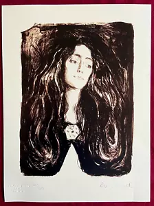 Edvard Munch Lithograph COA Original Signature Hand-Numbered Limited Edition - Picture 1 of 11