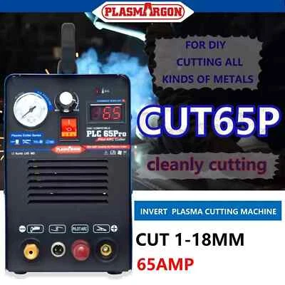 Plasma Cutter CUT65P IGBT Pilot Arc CNC Schneiden 18mm 65Amp Inverter Werkstatt - Bild 1 von 4