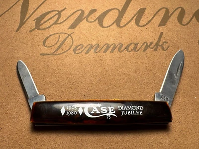 Vintage Case XX U.S.A. Diamond Jubilee Knife 1979 1 Dot - Image 1 of 4