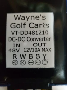 ¡Reductor/convertidor/regulador de potencia de CC de 48 voltios a 12 voltios con cable gatillo! - Imagen 1 de 5