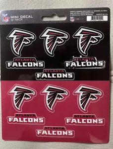 Lot Of 5 Atlanta Falcons Mini Decal Set 12 Pack Fan Stickers 60 Total MSRP $75 - Picture 1 of 1