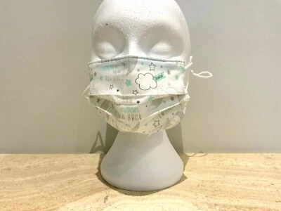 Disney Dumbo Asleep on Moon Face Mask Adult adjustable ear cords and nose wire - Image 1 of 4