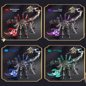 Multiple metals Mechanical Assembly Models Scorpion King 3D Stainless Steel Toy - Picture 1 of 30