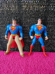 1996 Kenner DC Comics Superman Quick Change 2 Superman Action Figures - Picture 1 of 8