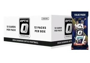 2024 Panini Donruss Optic Football Factory Sealed 12 Pack Value Box - Bild 1 von 3