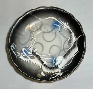 5  Vintage Moriage Dragonware Saucers (No Cups) 5.5” Scalloped Edge No Maker - Picture 1 of 7