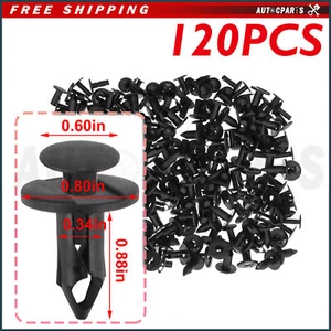 120X Fender Bumper Clip Body Rivets For Honda Trx680 Trx650 Trx500 Trx450 Trx400 - Picture 1 of 10
