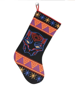 Medias de Navidad tejidas Marvel Avengers Black Panther aproximadas de 18" de Ruz nuevas con etiquetas - Imagen 1 de 1