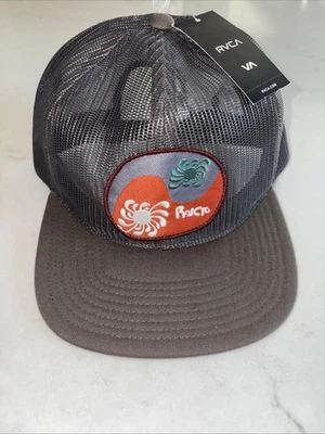 RVCA Trucker Hat LA Swirl - Marrón - Nuevo Skater Surf Foto 1 de 4
