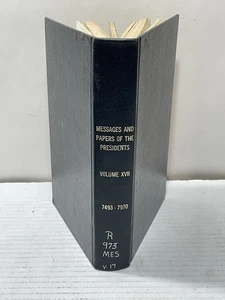 Messages and Papers of the Presidents Volume 17 XVII Vintage Rosevelt Taft - Imagen 1 de 5