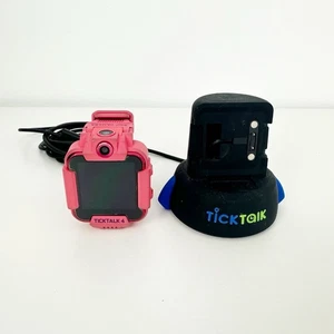 TickTalk 4 Unlocked 4G LTE Kids Smart Watch Phone with GPS Tracker Pink - Photo 1 sur 7