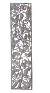Handgefertigter Wandbild Lebensbaum aus Metall mit Libellen - Fair Trade Haiti - Bild 1 von 7