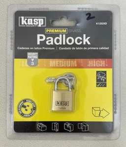 Candado de latón premium CK Tools Kasp 25 mm - K12525D - Imagen 1 de 4
