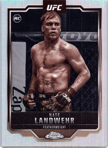 2025 Topps Chrome UFC - Nate Landwehr #85 Sepia Refractor (RC) - Picture 1 of 2