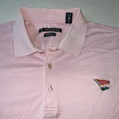 PGA 123rd LA Open Los Angeles Country Club LACC Golf Polo Grande Rosa Nuevo Foto 1 de 4
