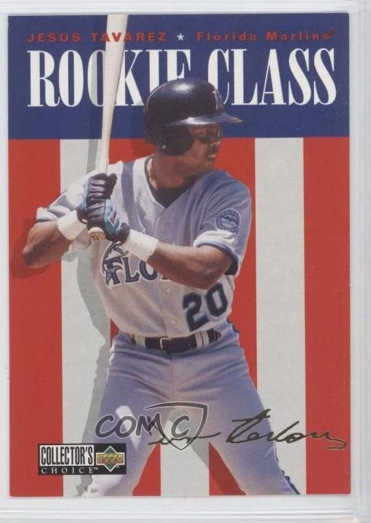 1996 Collector's Choice Rookie Class Gold Foil Signature Jesus Tavarez #26 - Image 1 of 2