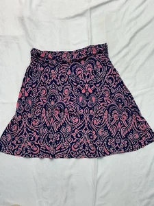 Cynthia Rowley Women's Blue /Pink Knee Length Skirt, Size Large. 3A - Picture 1 of 8