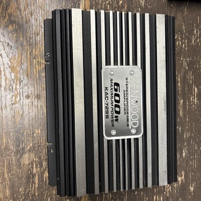 Kenwood KAC-729S 2 Channel Car Amplifier Bridgeable 600 W Maximum Power - Image 1 of 4