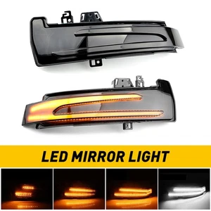 2X Sequential Side LED Mirror Turn Signal Lights for Mercedes Benz A B C E S GLA - Foto 1 di 1