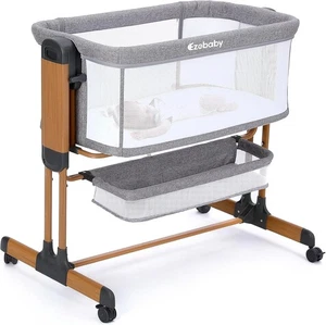Ezebaby Beistellbett, 3 in 1 Babybett Babywiege für Neugeborene - Bild 1 von 5