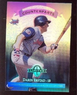 1997 DONRUSS LIMITED EXPOSURE Counterparts Darin Erstad / Mark Grace - Image 1 of 2