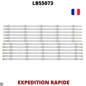 KIT 12 BARRES À PHILIPS BANDES LED LB55073V0_01 55PUS6162 55PUS7303 55PUS6703 - Imagen 1 de 1