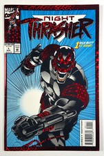 Night Thrasher #1 Crimson Embossed Holo Graphix Foil CVR (1993) Marvel Comics
