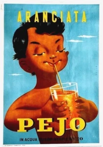 Original vintage poster ARANCIATA PEJO ITALY FRUIT JUICE c.1950 - Picture 1 of 1