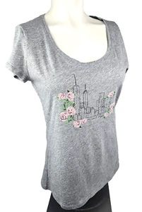 NY&C Tops New York Graphic Tee Kurzarm grau ~ Damen Gr. M - Bild 1 von 8