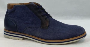 Steve Madden Men's 13 Camdin Chukka Low Boot Denim Leather Upper - Picture 1 of 22