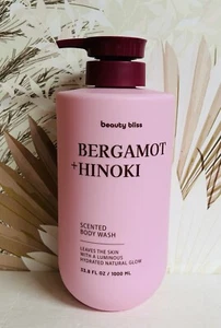 Beauty Bliss ~ Bergamot & Hinoki Hydrating Body Wash 33.8 fl oz - Picture 1 of 2
