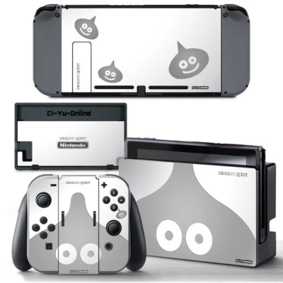 Ci-Yu-Online [NS] Dragon Quest 银色 Slime 塑料皮肤贴纸任天堂 Switch  — 第 1/3 张图片