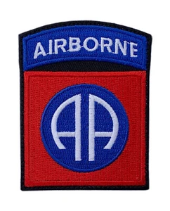 Miltacusa 82nd Airborne Division Tactical Patch (Hook Fastener - 3.0 Inch AB7) - Picture 1 of 1