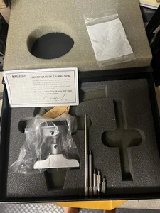 MITUTOYO DIAL DEPTH GAUGE, 7237, .001" GRADUATION, 1" STROKE, (5) EXTENSION RODS - Picture 1 of 4